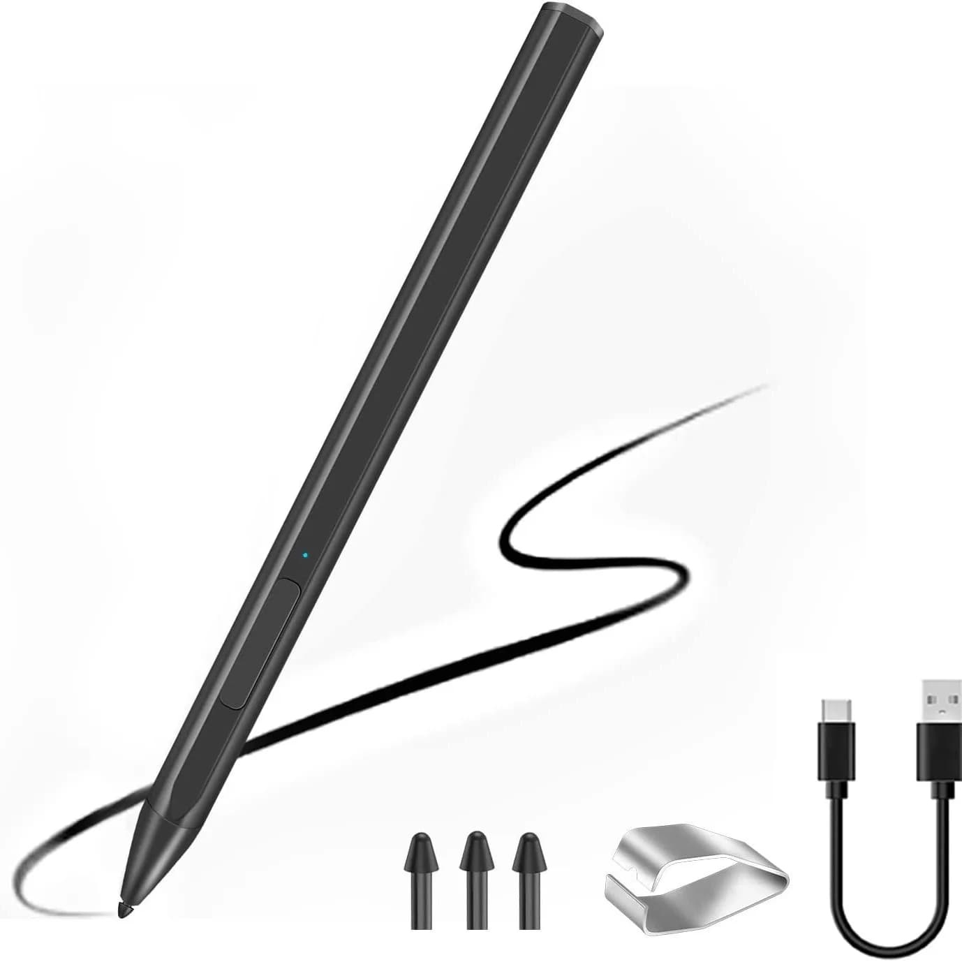 Stilo per penna Microsoft Surface – Compatibile con Pro7/6/5/4/ProX/Go/Book Precision Stilo per scrittura e disegno per tablet di superficie e