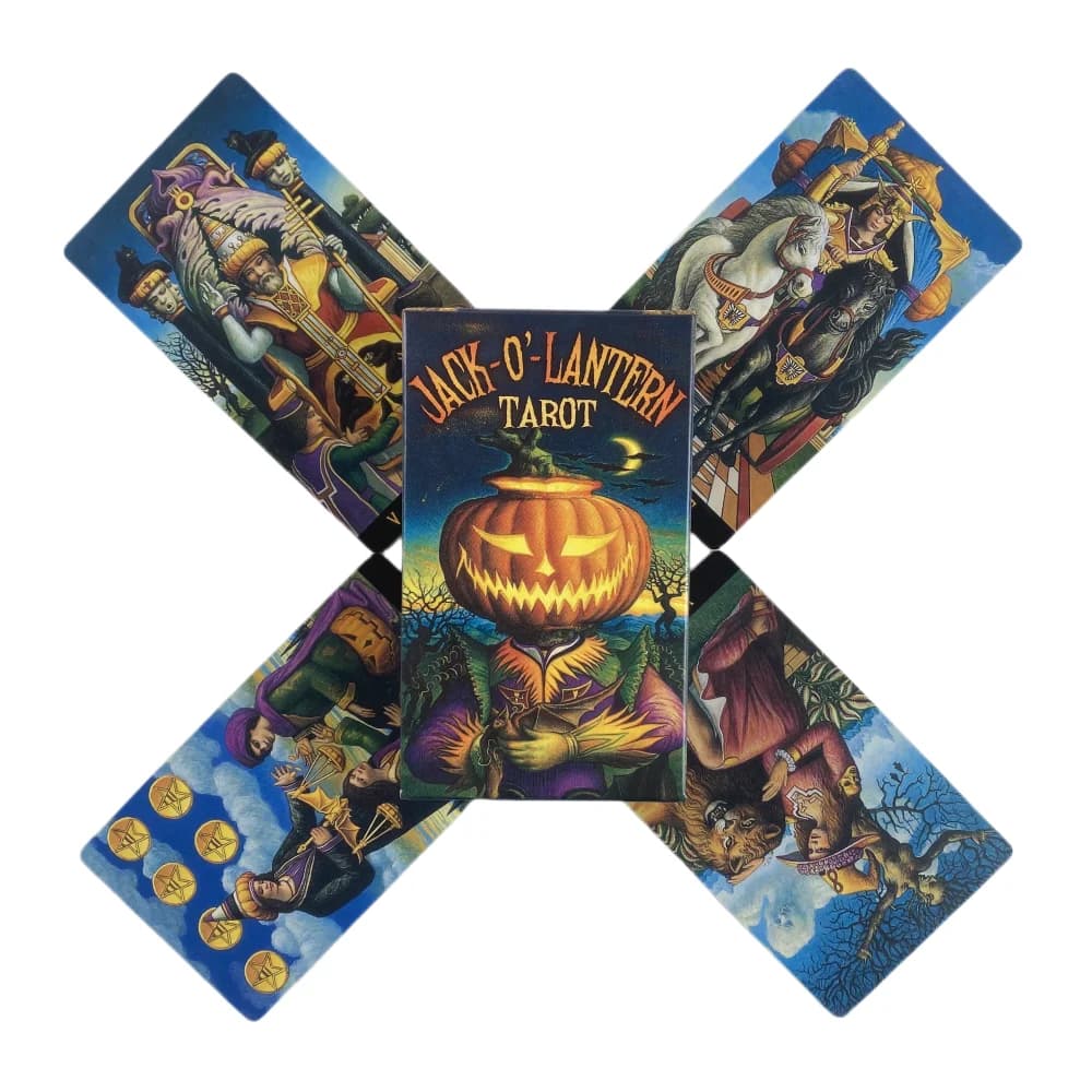 Jack-O'-Lantern tarocchi A 78 Deck Oracle English Visions divinazione Edition Borad Playing Games