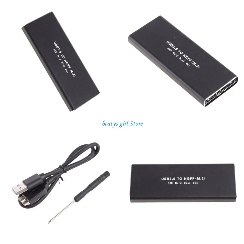 C7AB per custodia convertitore per lettore SSD esterno M.2 NGFF SSD a USB