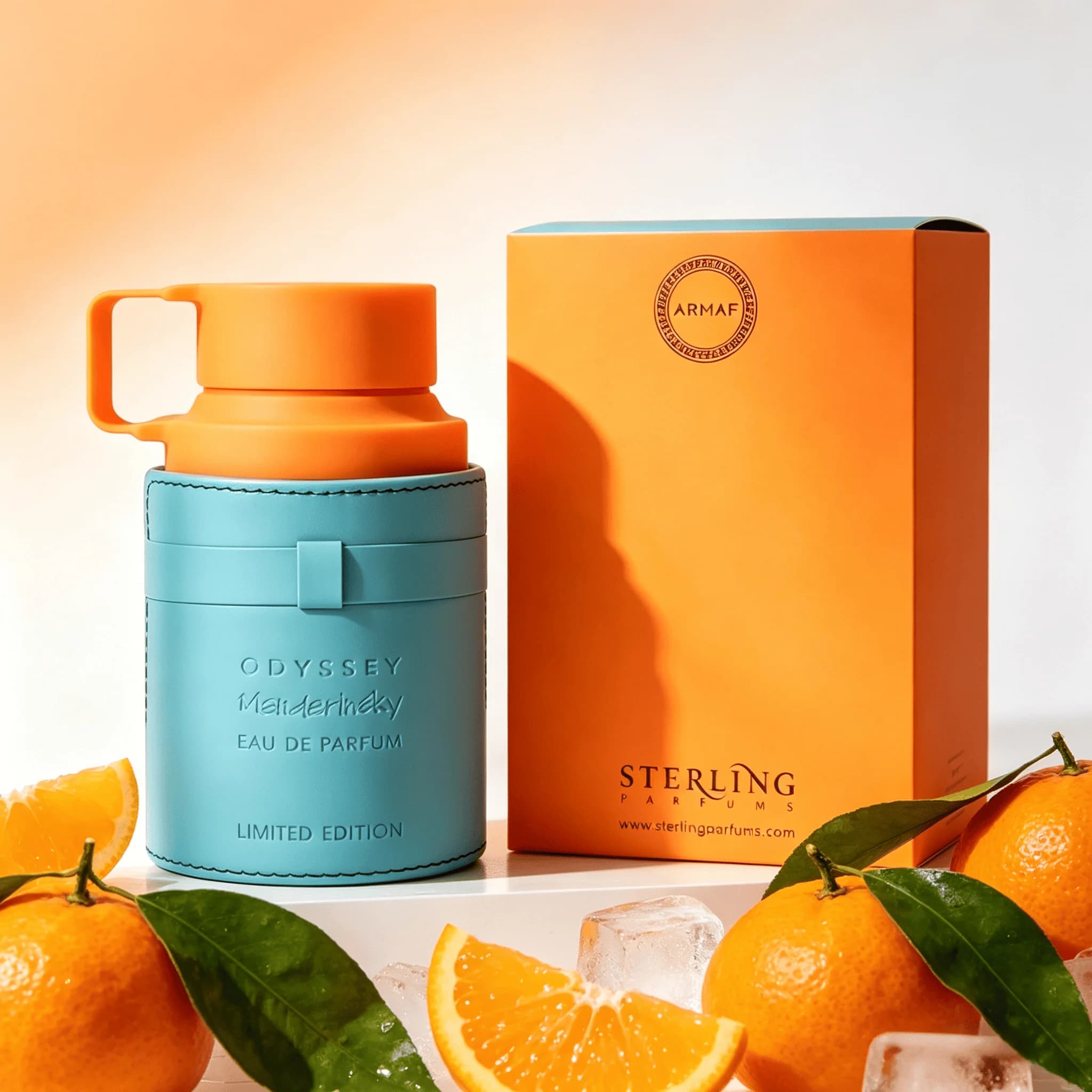 ARMAF Odyssey Limited Edition Unisex Eau De Parfum Orange Cap Light Blue Contrast Bottle Long Lasting Perfume for Gifting Collection Daily Use