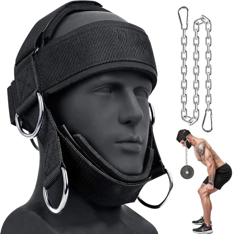 Dispositivo di Allenamento per il Collo, Cappello con Pesi per Esercizi Cervicali, Adatto per Boxe/Sport da Combattimento