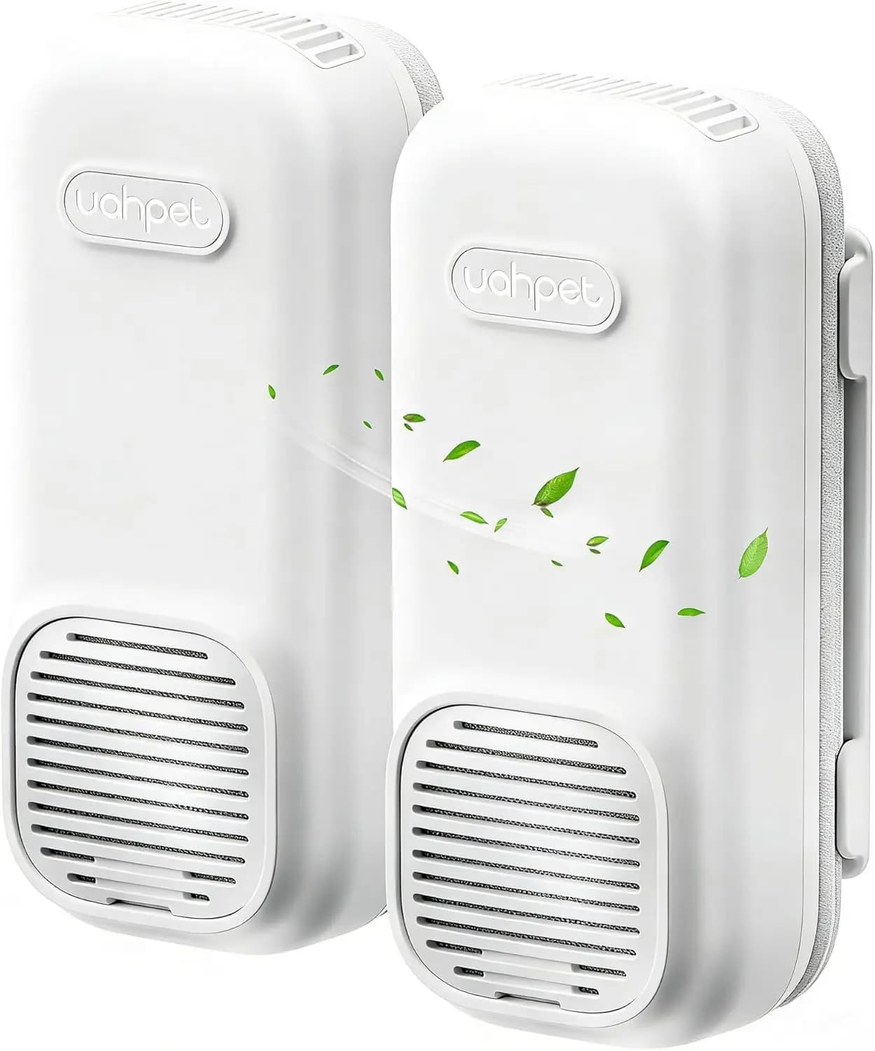 Purificatore d'aria plug-in con ioni negativi, tecnologia nano e ventola per la rimozione degli odori in bagno, cucina e toilette (confezione da 2)