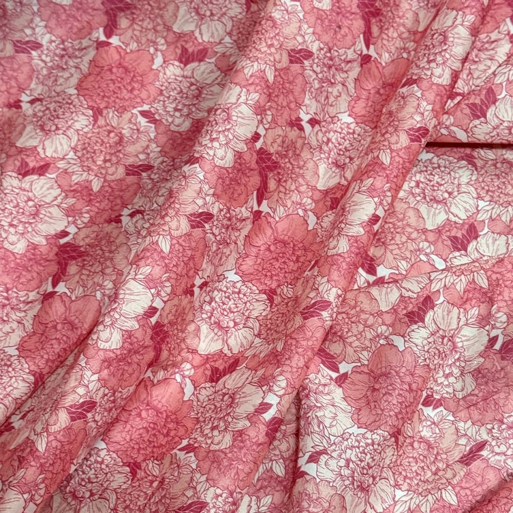 Tessuto in cotone Liberty Tana Lawn stampato, cotone a fibra lunga per cucito fai da te, per abiti e vestiti di design