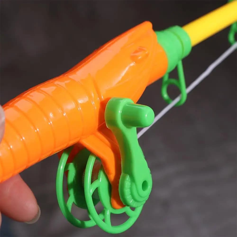 Children Magnetic Fishing Rod Magnet Hooks Retractable Fish Model Thicken Great Performance Fishing Fun Game