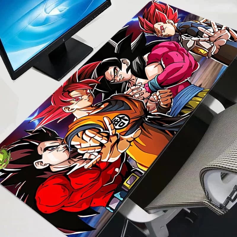 Tappetino per mouse e tastiera Varmilo per computer, Dragon Ball Vegeta Goku, accessori da gaming, tappeto da tavolo, tappetino da scrivania, mousepad, regalo