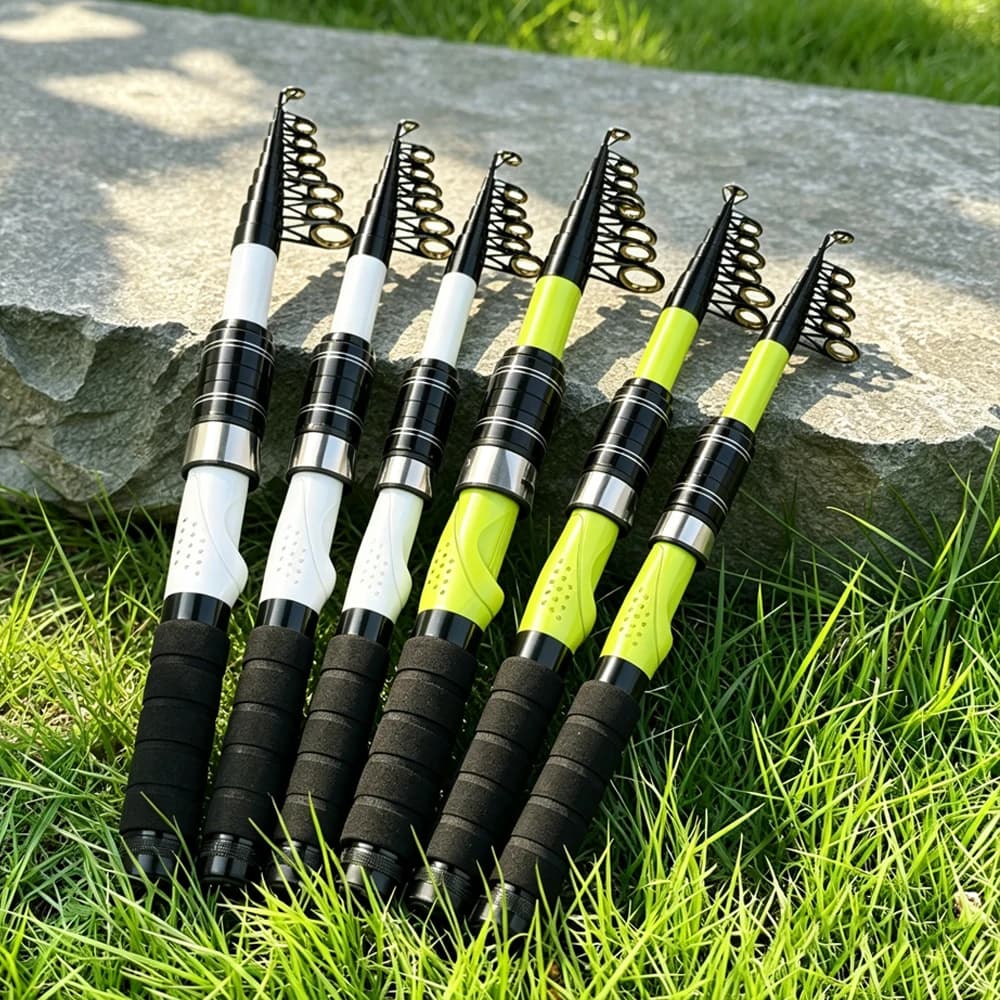 Telescopic Fishing Rod 1.6/1.8/2.1/2.4m Lightweight Travel Fishing Rod for Fast-acting Bait Weight 5-25g Carp Fishing Tackle