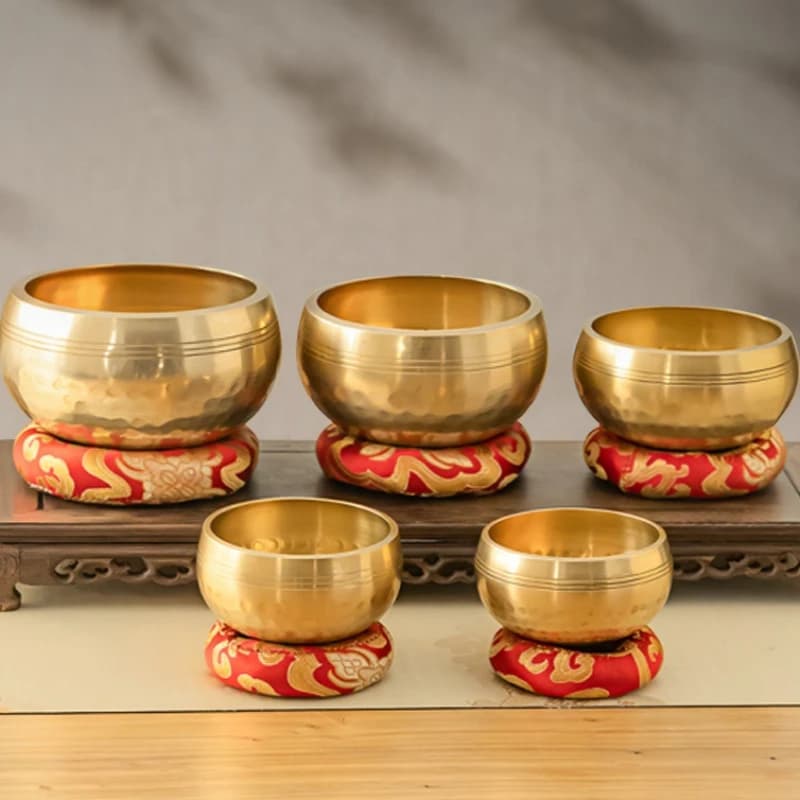 Tibetan Buddhist Singing Bowl Professional Yoga Meditation Sound Bowl Nepal Sound Healing Singing Bowls Handmade Instruments