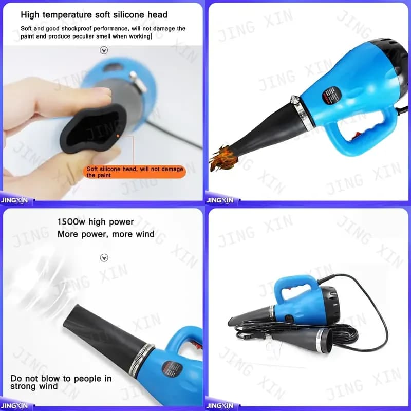 Custom for Car Wash High Pressure Air Blower Hot Air Gun Snow Melting Powerful Water Drying Tool Heating Storm Gun