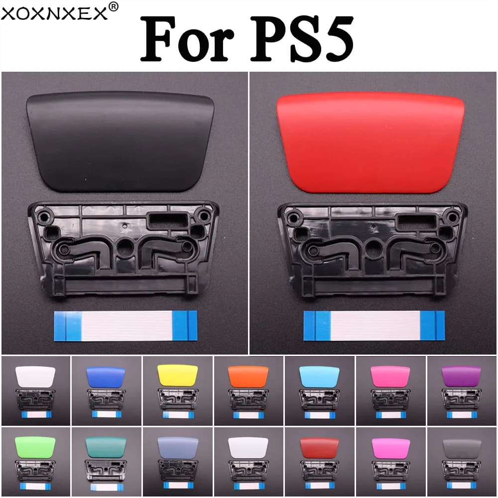 1Set Touchpad di ricambio per controller PS5 Touch Pad + staffa con cavo a nastro flessibile da 18 pin per accessori per gamepad PS5