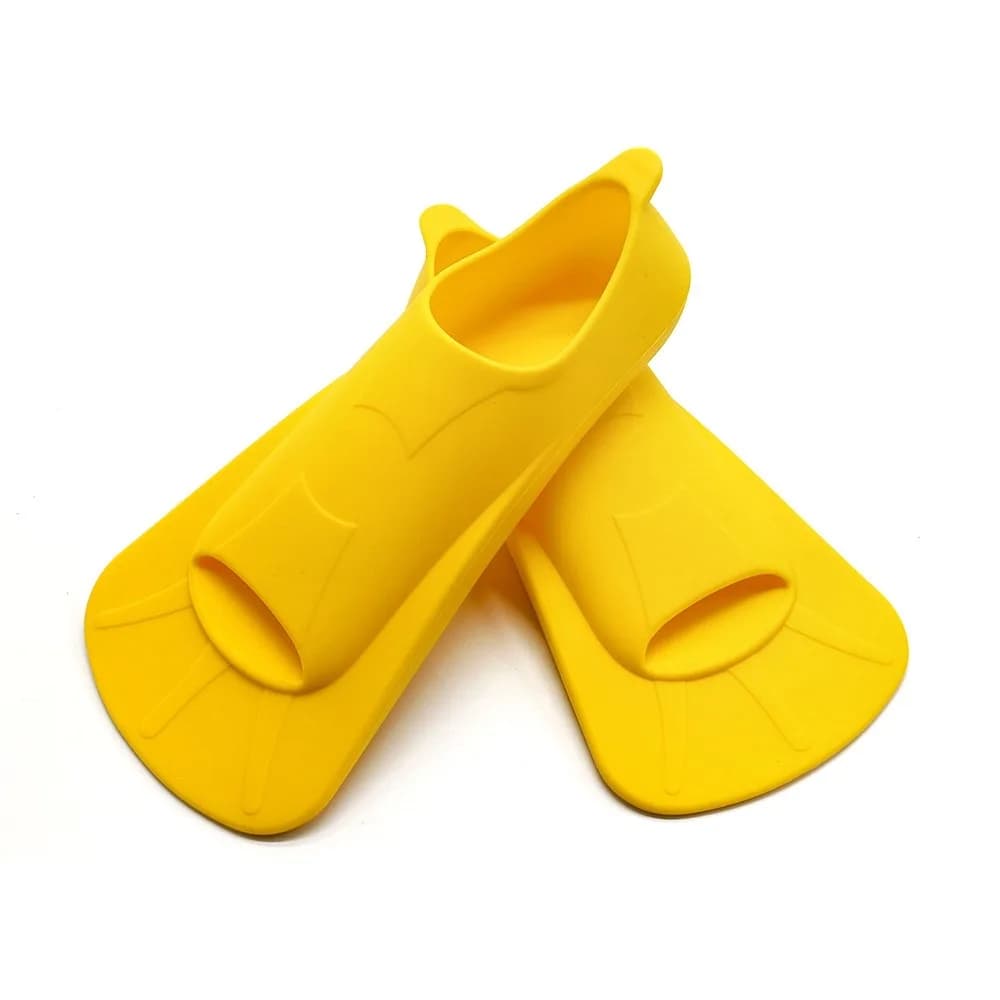 Pinne da Nuoto per Bambini e Adulti, Pinne Corte in Silicone per Immersione e Snorkeling, Attrezzatura da Nuoto - Promozione Vendite