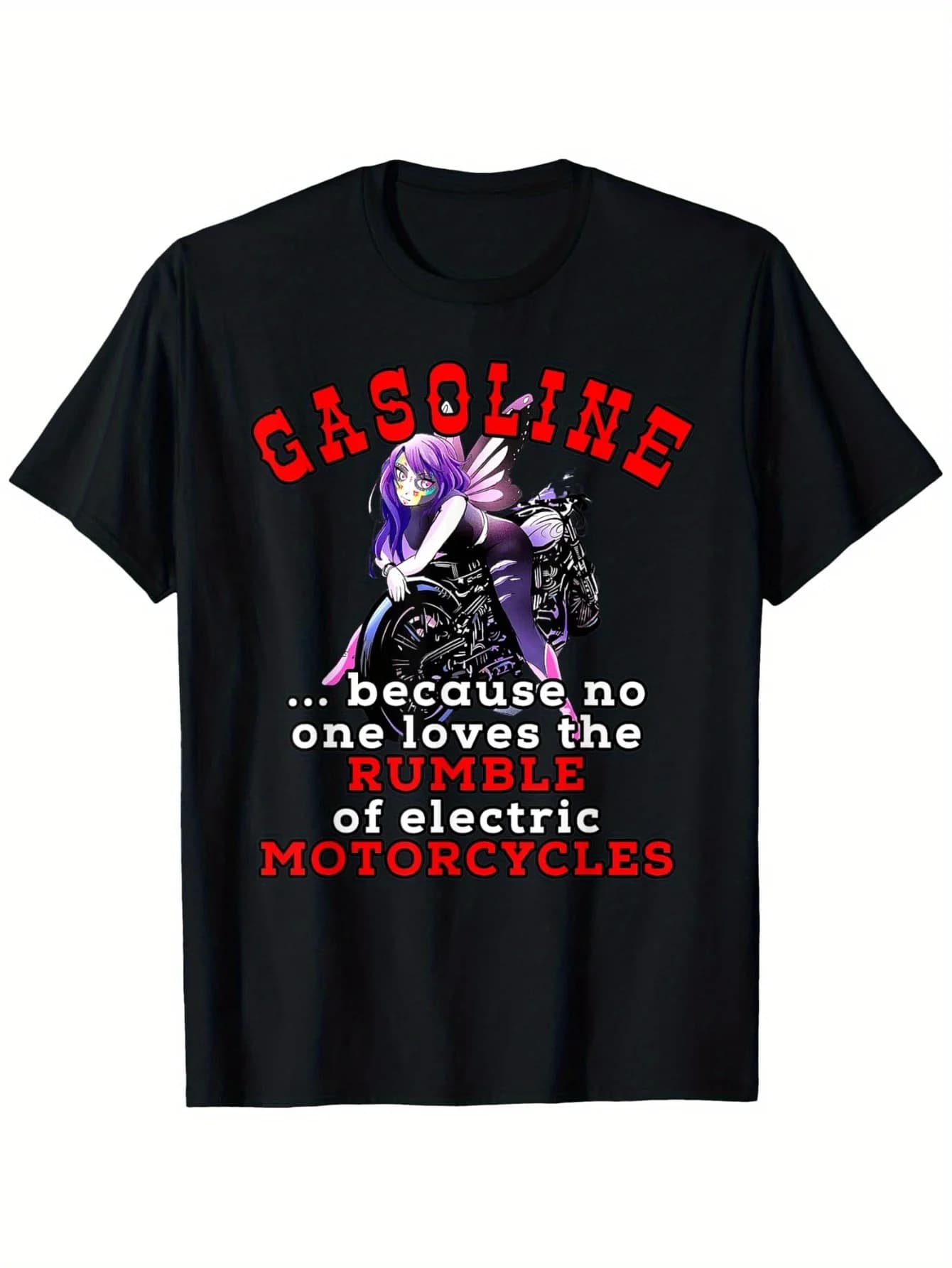 T-shirt Hotrod per moto elettrica - 100% cotone, design da motociclista audace S-3XL