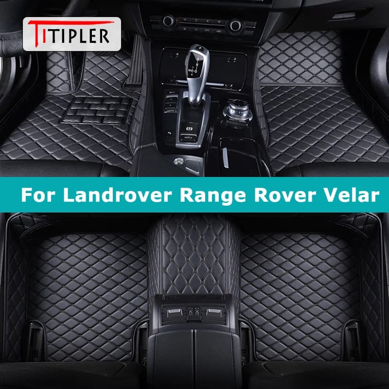 Tappetini per auto personalizzati TITIPLER per Land Rover Range Rover Velar Tappeti per auto Accessorio per auto