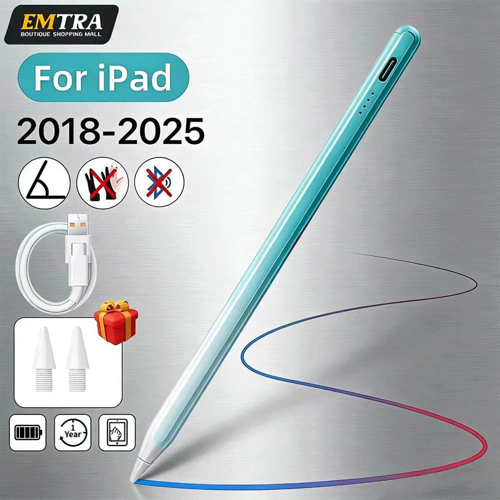Stylus Pen for Apple Pencil 1 2 iPad 10th 9th 8th 7th 6th Air 5th 4th 3rd Generation Pro 12.9 11 inch Mini 6 5 Palm Rejection