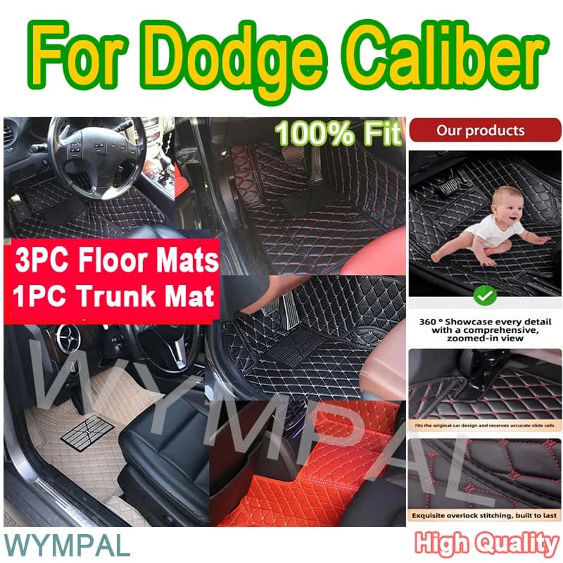 Luxury Custom Car Car Mats for Dodge Caliber 2006 2007 2008 2009 2010 Car Seats for Vehicles Complete Set of Interior Bearings
