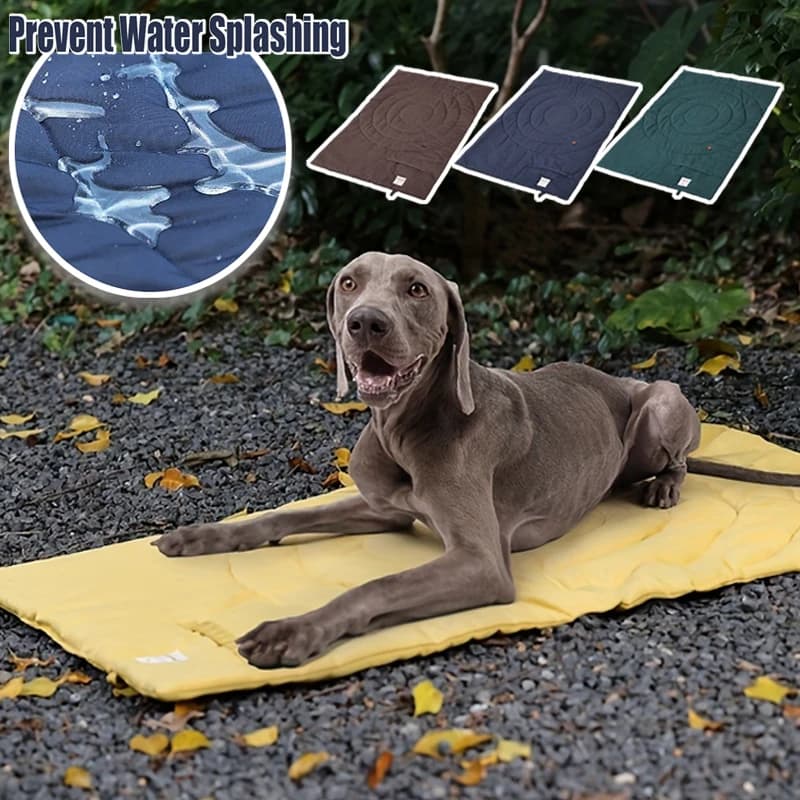 Coperta per cani portatile e pieghevole da 1 pezzo, impermeabile, facile da pulire, tappetino per gabbia per cani, letto per dormire per campeggio interno ed esterno