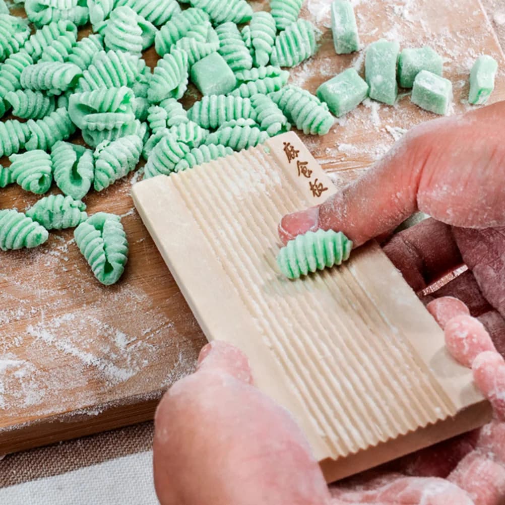 1 pezzo di bordo per uso domestico, strumento per pasta, stampo leggero per la produzione di gnocchi, cucina, uso domestico fai da te, design robusto