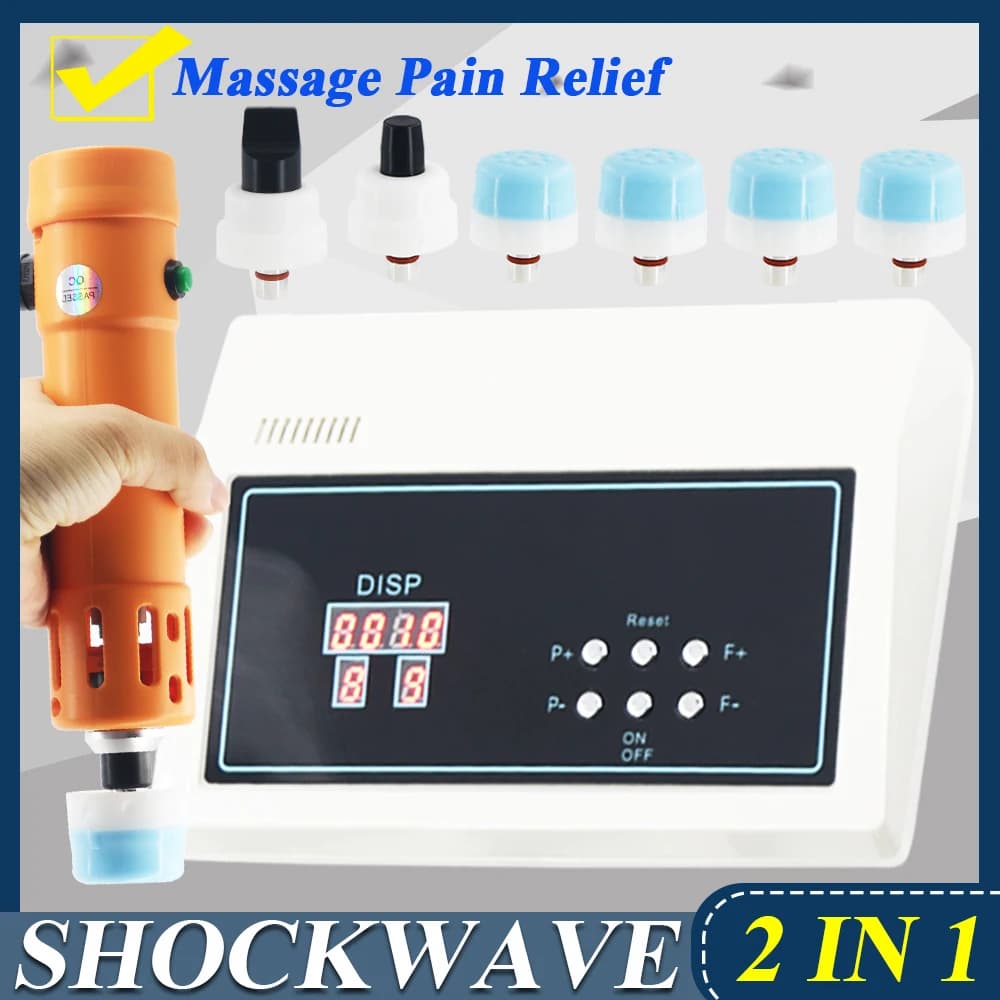 Pneumatic and Chiropractic Wave Therapy, ED Treatment, Muscular Pain Relief, Relaxing Massage, Urth Wave Therapy Machine 2 IN 1