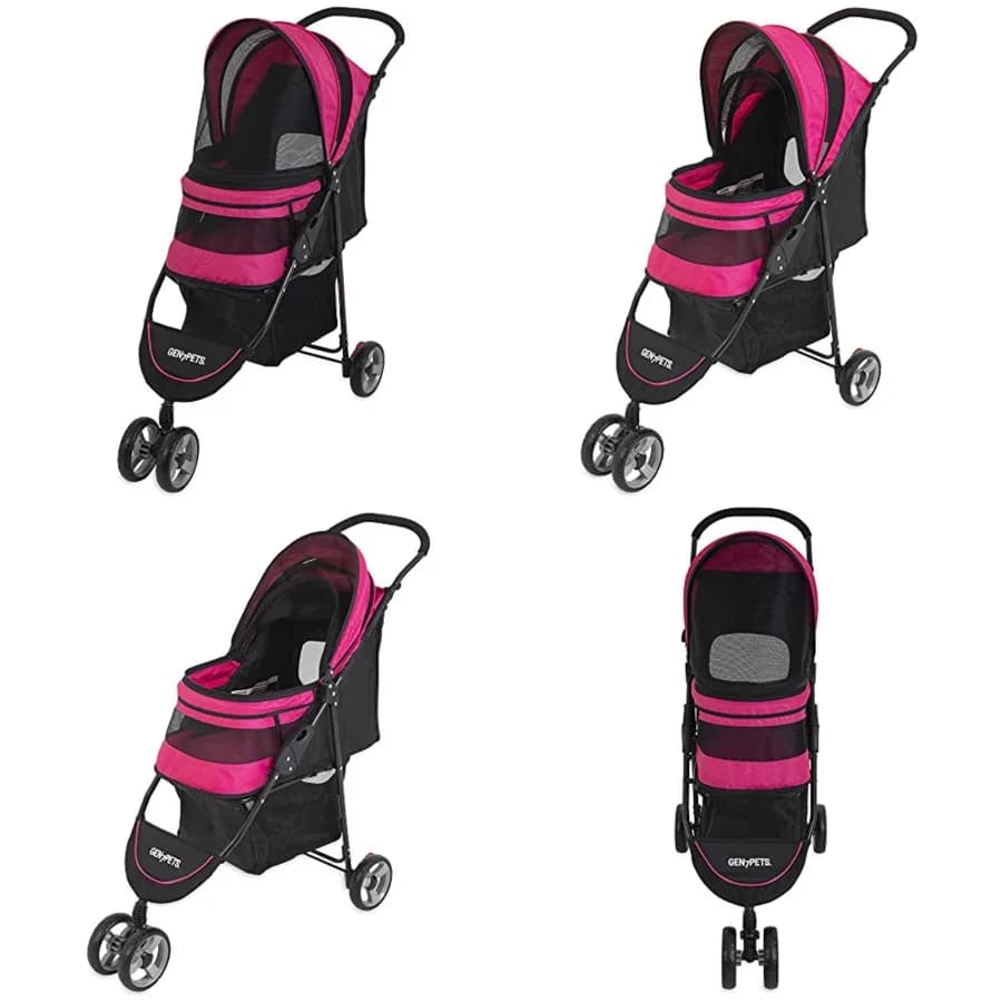 Passeggino per Cani Gen7Pets Regal Plus - Modello Raspberry Sorbet, 1 Pezzo