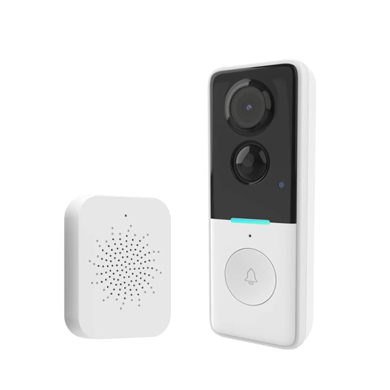 WF015-013D Campanello video intelligente Tuya 120 ° Visione notturna grandangolare Avvisi di movimento PIR Audio bidirezionale IP65 WiFi wireless impermeabile