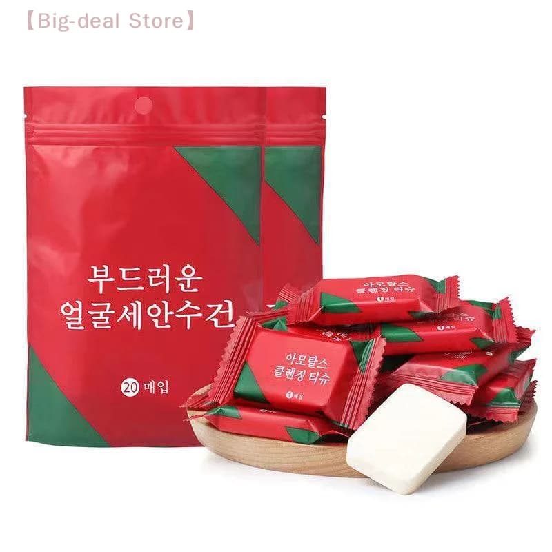【M】5/20 PCS Disposable Compressed Towel Independent Pack Thick Soft Portable For Family Travel