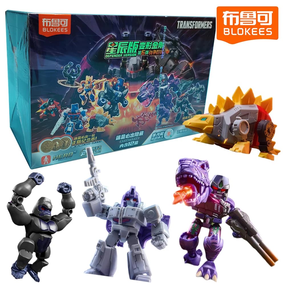 Nuovi Originali Blokees Transformers Blind Box Versione Defender Vol.6 Megatron Ultra Magnus Kit Modelli Robot Giocattoli da Esposizione Regali