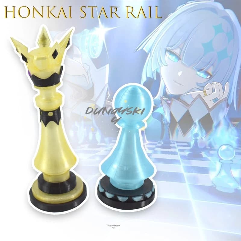 Cerydra Cosplay Prop Honkai Star Rail Chess Piece Stamp The Crown Burning Accessory Square Garden Landscape Decoration Merch