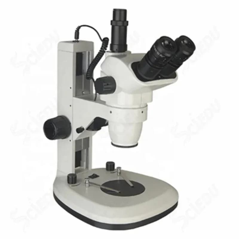 Microscopio stereo con zoom trinoculare 3D