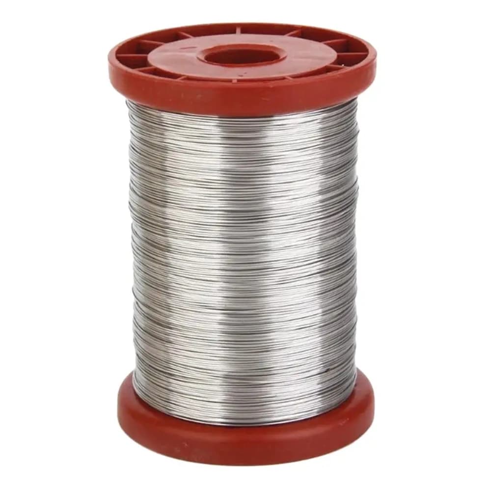 40 Pezzi Filo per Telaio Arnia in Acciaio Inossidabile da 500g, Diametro 0.559mm, per Fondamenta in Cera d'Api, 20KG Totali