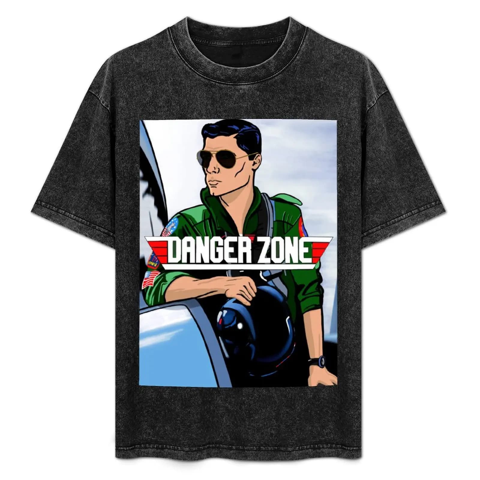 T-shirt Archer Sterling TV Danger Zone Movie Mashup, maglietta casual a maniche corte per le vacanze