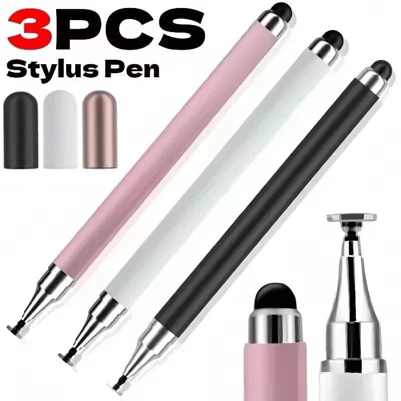 Penna capacitiva universale 2 in 1 per cellulare e tablet, penne da disegno per iPhone/Android, penna per tutti i tablet con schermi touch capacitivi