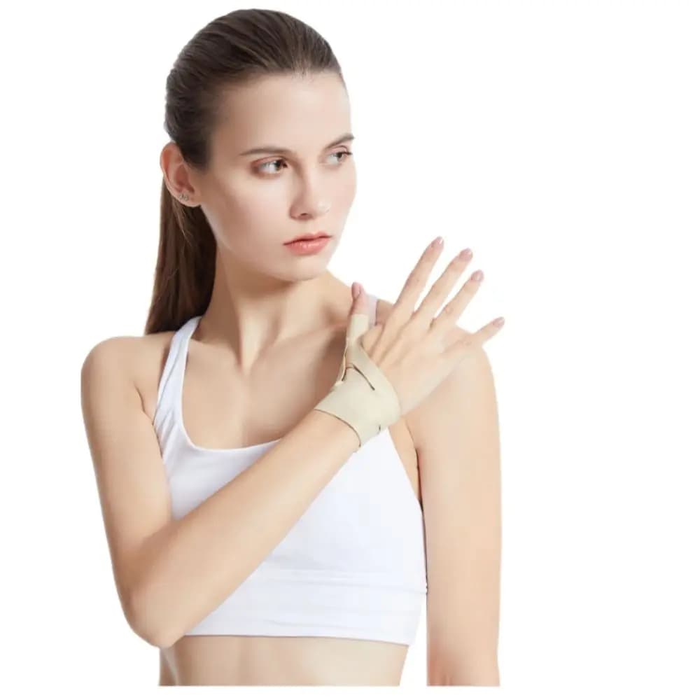 Fascia Elastica Leggera in Nylon per Polso e Pollice, Protezione Morbida per Tendinite, Supporto Elastico per Polso e Pollice