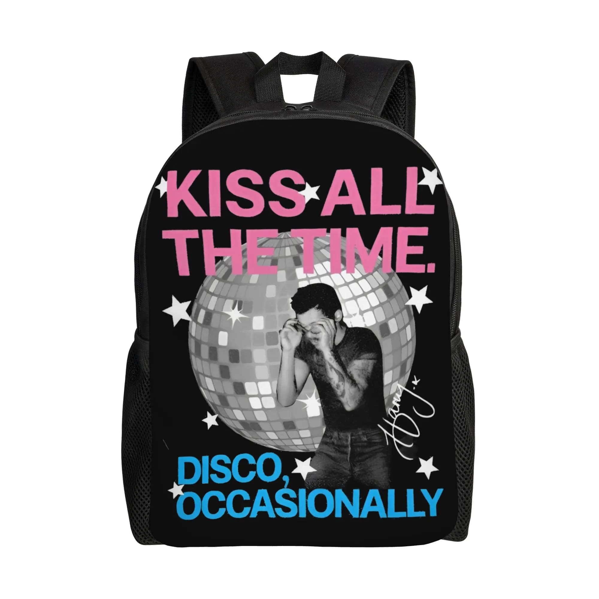 Zaino Harrys Styles Kiss All the Time Disco Occasionally per bambini, ragazze e ragazzi, borse scolastiche leggere per bambini piccoli e asilo nido