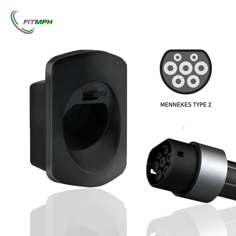 Protezione per cavo di ricarica FITMPH Tipo 2, protezione extra per wallbox, organizer per cavo di ricarica EV per IEC62196-2, 2 colori disponibili