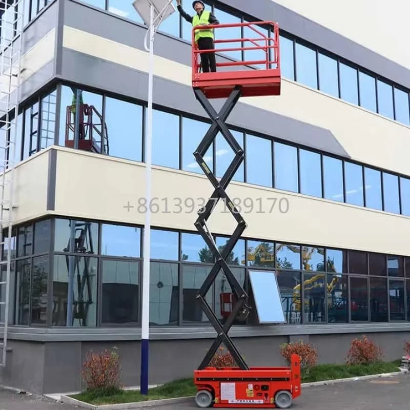 Piattaforma di Lavoro Aerea Elettrica a Forbice Mobile Automatica da 8m per Magazzino - Prezzo Scontato