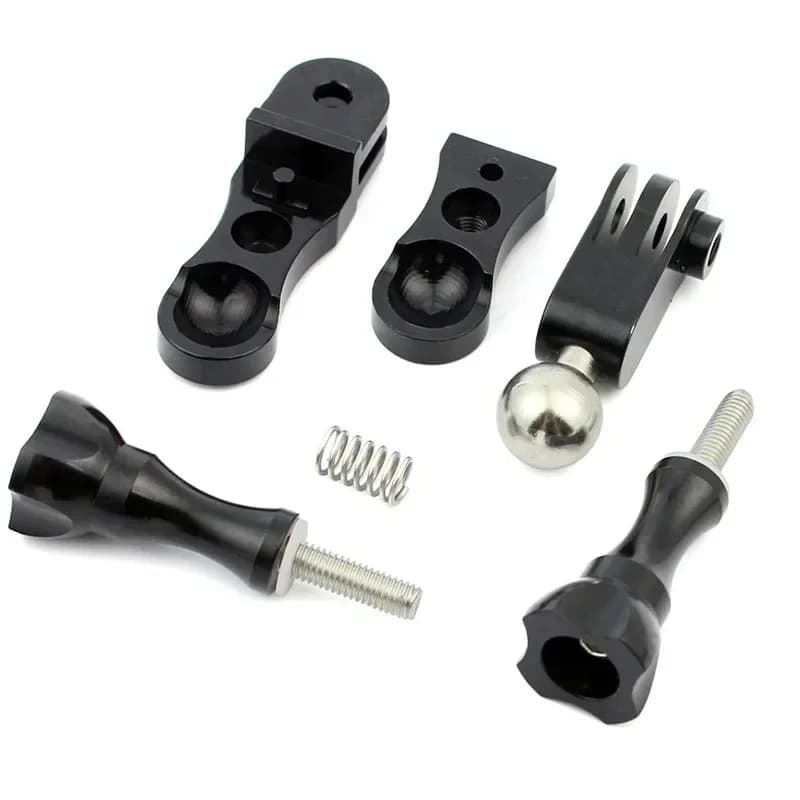 Per accessori Gopro Estensione per bastone per casco in alluminio Girevole per braccio in lega regolabile a 360 gradi per GoPro Hero 12 11