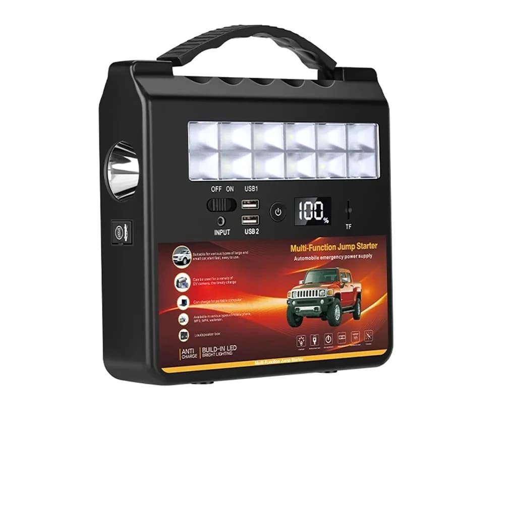 Heavy Duty 59800mAh Batteria per auto Power Booster 1200A 12V Auto Jump Starter Caricabatteria del motore Accumulatori e caricabatterie di riserva Camion Moto
