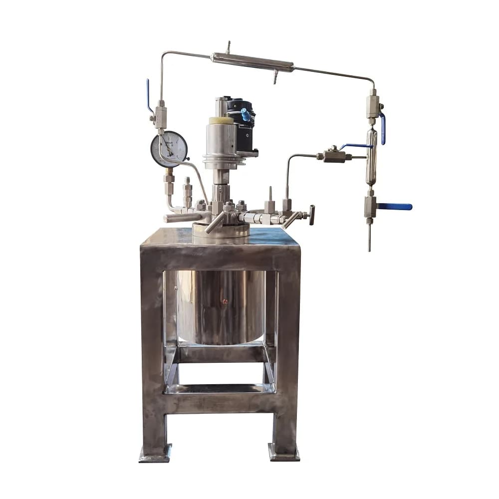 Mini reattore da laboratorio per riscaldamento elettrico da 500 ml Esterificazione automatica ad alta temperatura Bollitore Contenitore a pressione Nucleo motore