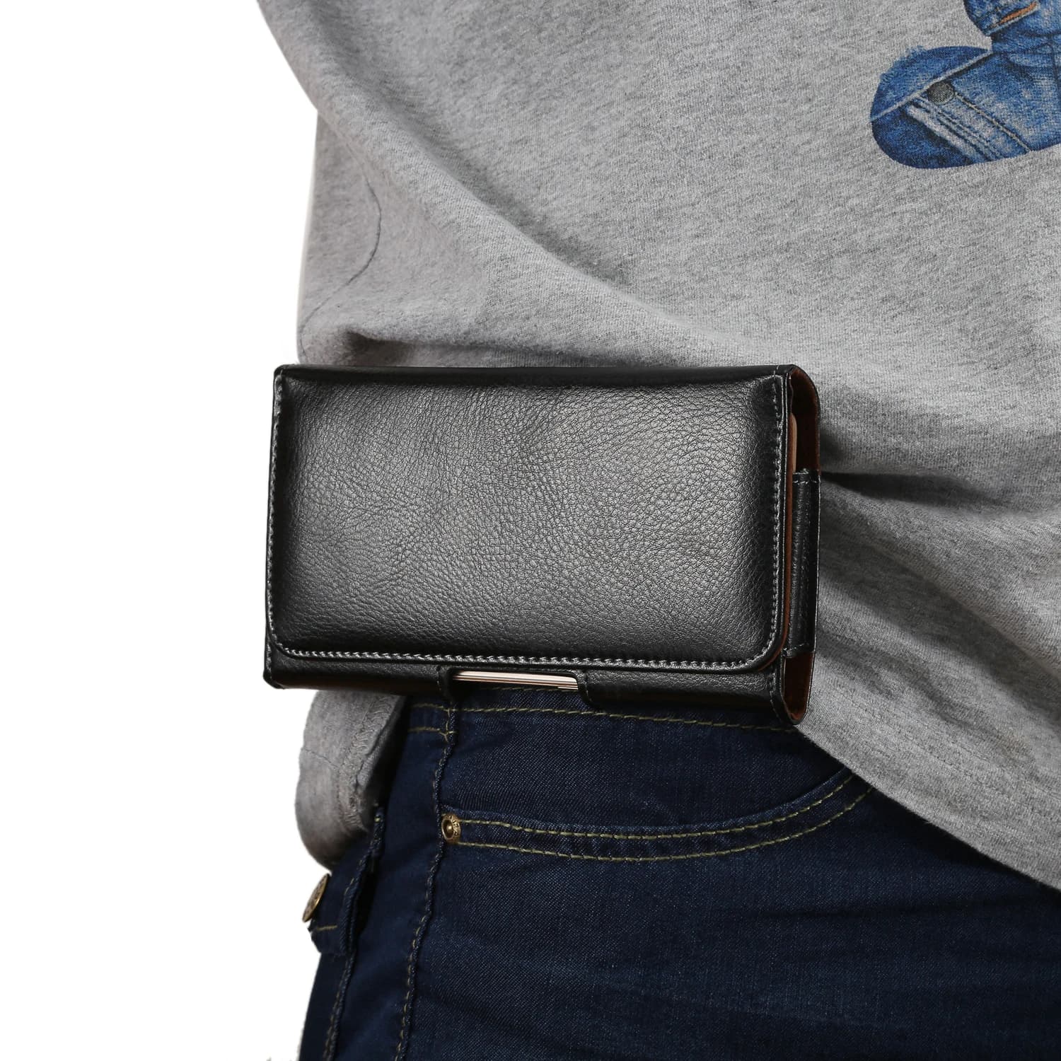 Custodia per telefono con clip da cintura in vera pelle Marsupio da uomo per Samsung S25 S24 S23 Ultra S22 S21 FE S20 Plus, custodia per fondina Galaxy Note 20