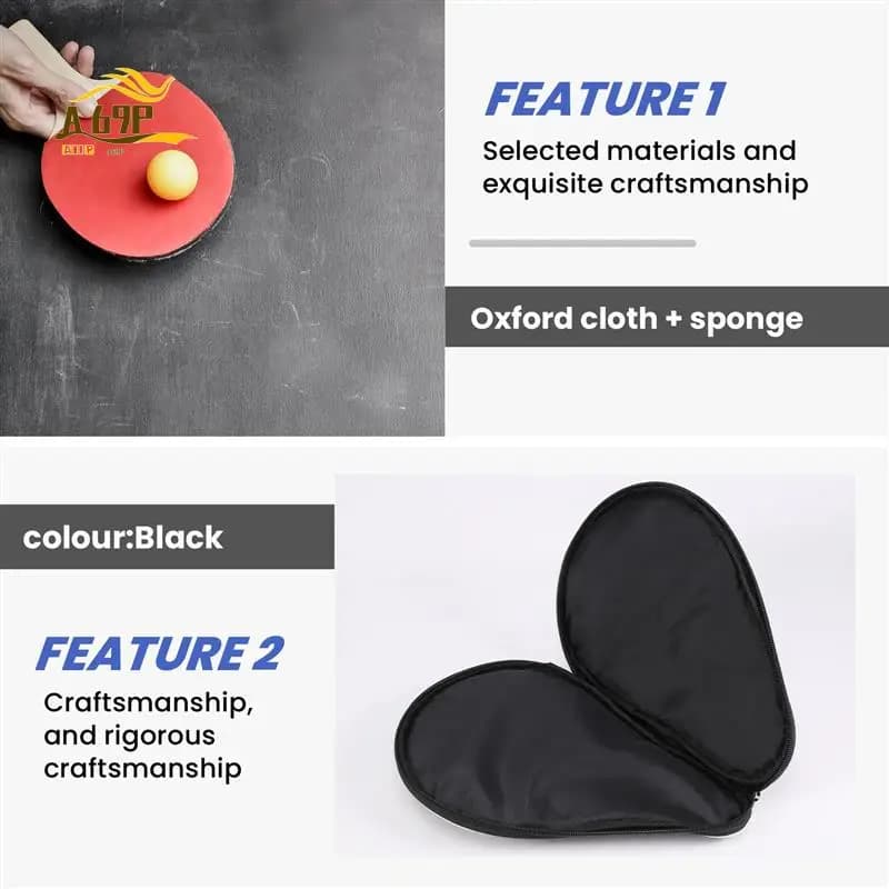 A69P-HUIESON Professional ping pong bag in one piece with ball bag or ping pong bag Oxford