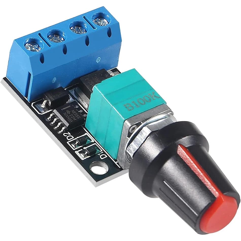 Voltage Regulator 5V 12V 10A Motor Speed Regulator PWM DC Continuous Speed Regulator Dimmer LED Power Regulator