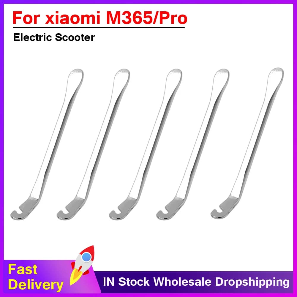 Strumento per rimuovere il tubo della leva del pneumatico in acciaio inossidabile per Xiaomi M365/Pro Mi3 Scooter elettrico Apri pneumatici Crow Bar Strumenti di riparazione biciclette