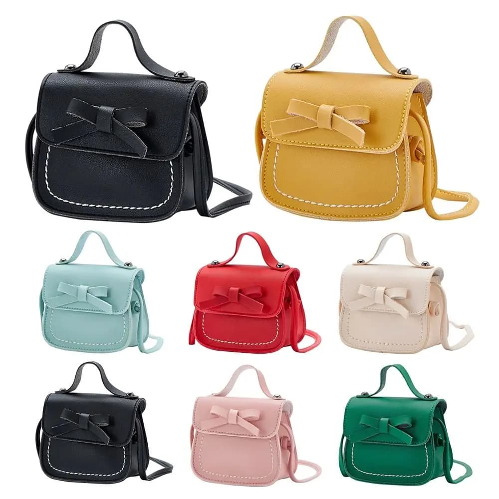 Kids Shoulder Bags in Solid Color Shoulder Bags and Bags Baby Bags Small coin purse Baby Bag Mini Shoulder Bag
