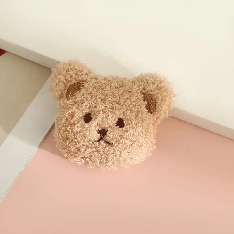 Spilla in peluche a forma di orsetto imbottito in cotone, decorazione fai da te per bambini, accessori per abiti, cappelli e sciarpe