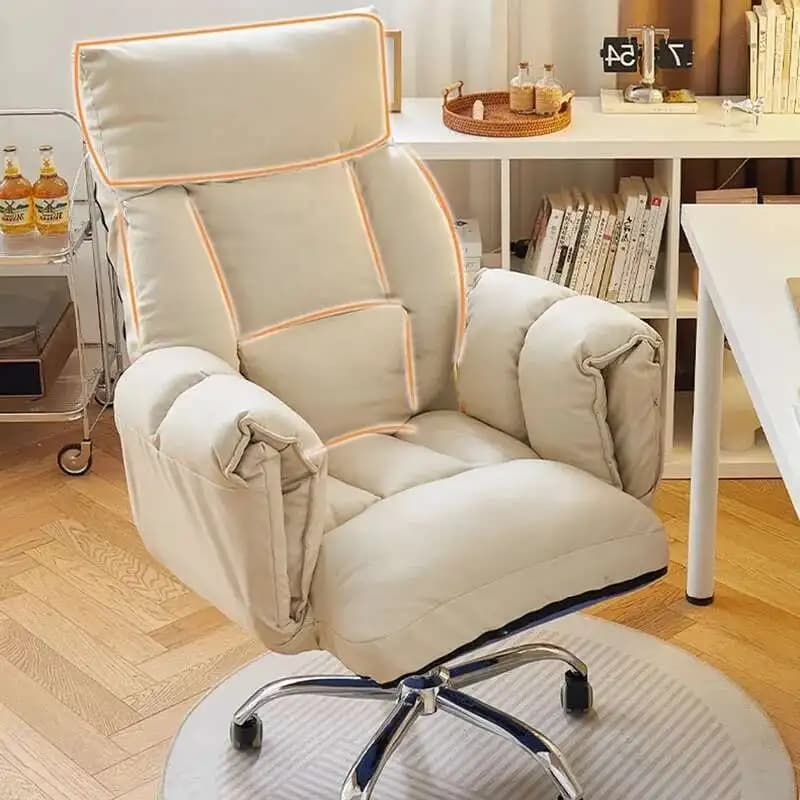 Sedia da ufficio girevole di design Moderna di lusso Comoda sedia da gioco ergonomica Massaggio mobile Sillas De Oficina Mobili per ufficio
