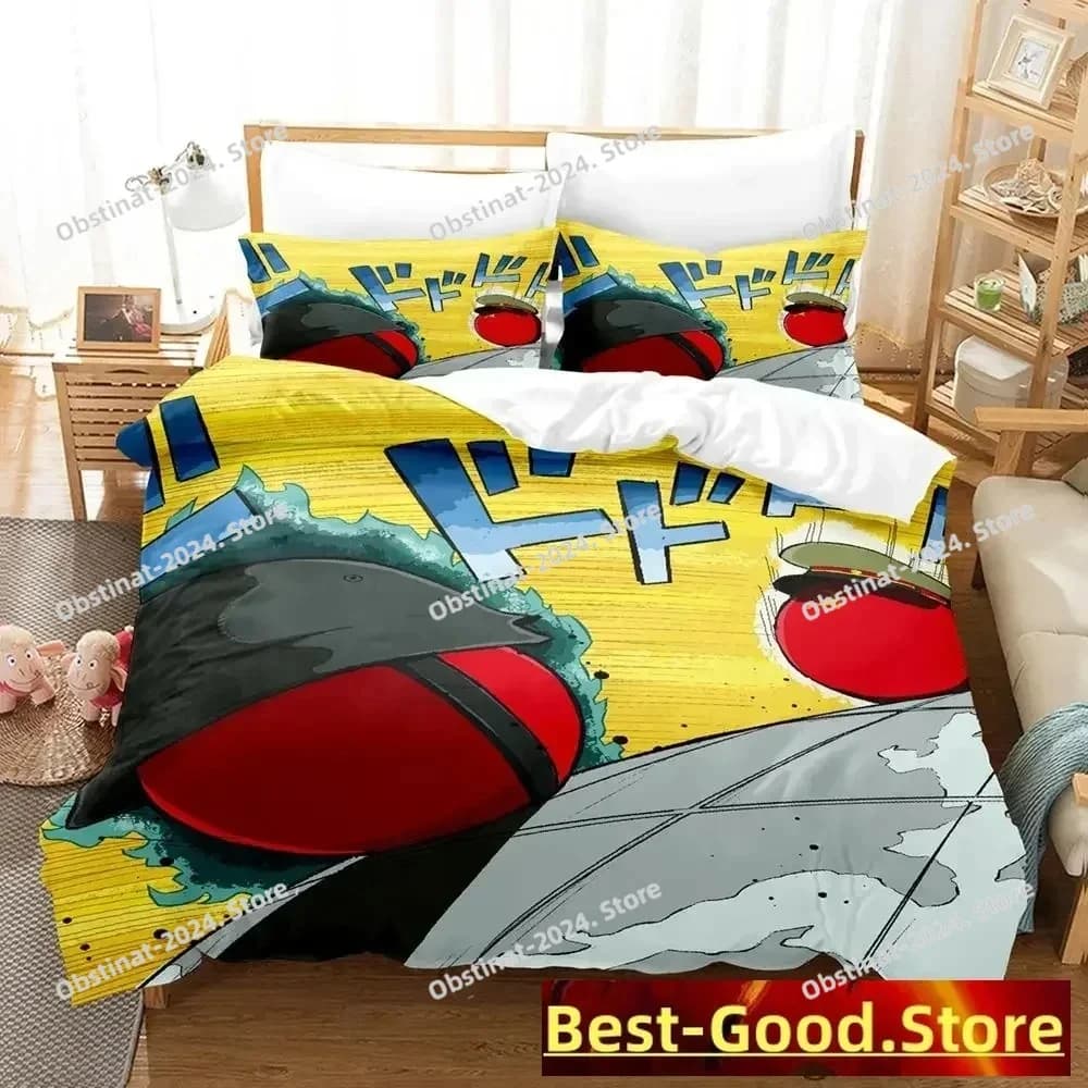 Nuovo Countryball Polandball Set letto stampato Copripiumino Federa Set biancheria da letto Lenzuolo Copripiumino Completo Queen King Size
