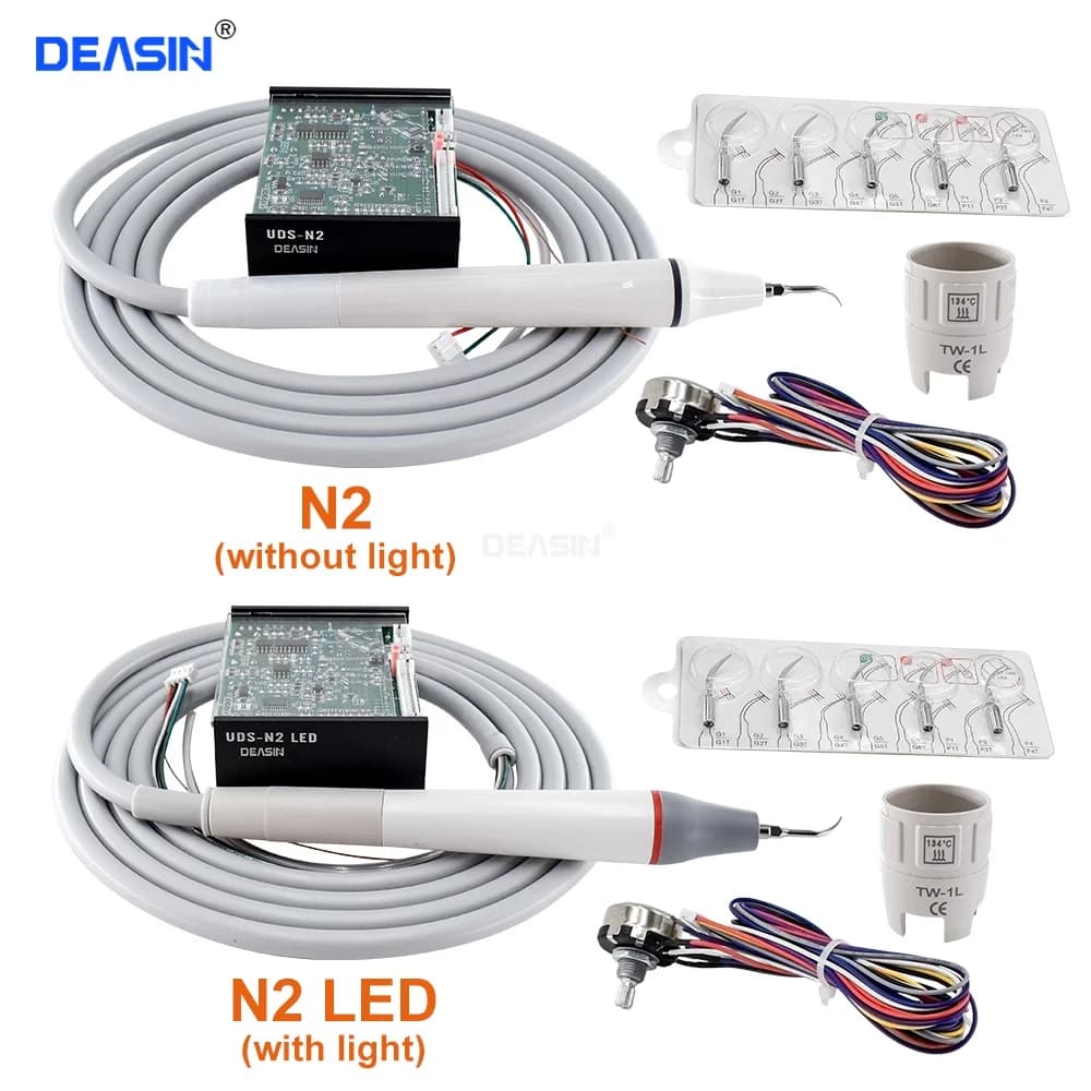 Punte per Ablatore Ultrasuoni Dentale Integrato HW-3H/5L N2/N2LED per Strumenti di Pulizia e Sbiancamento dei Denti in Odontoiatria