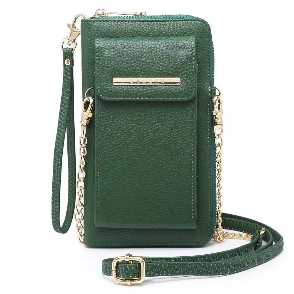 Borsa a tracolla Dasein, borsa per cellulare, borsa a mano da donna, borsa a spalla, portafoglio per carte di credito con tasche multiple