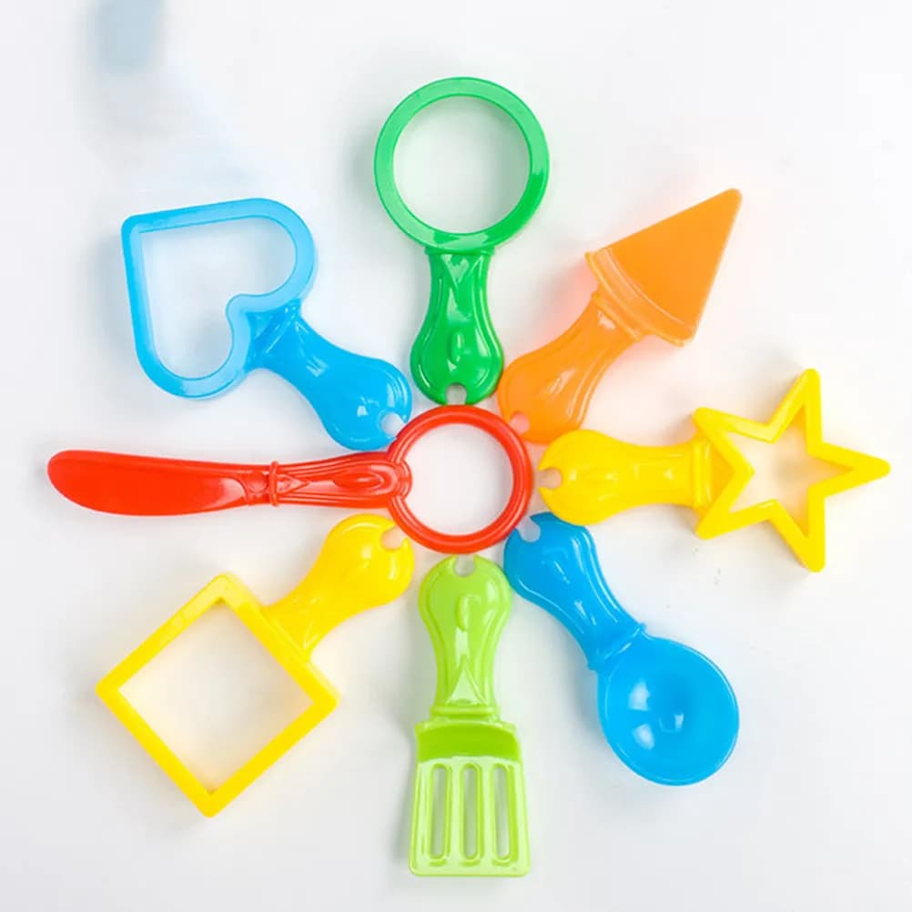 Set di 21 Stampi per Plastilina, Kit di Strumenti per Modellare l'Argilla Colorata, per Giochi Creativi in Classe e Asilo, Utensili Facili da Usare per Bambini