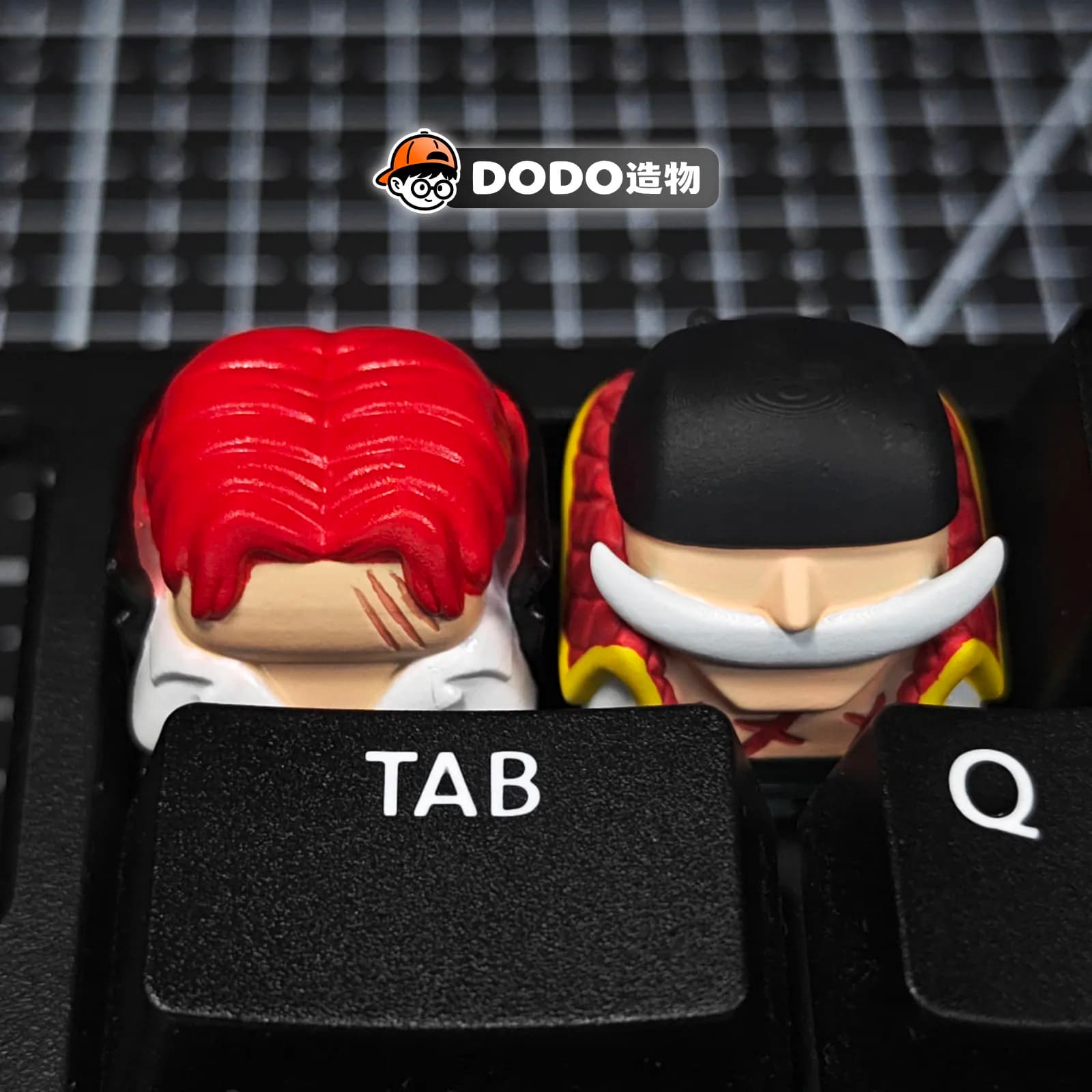Diy One Piece Edward Newgate Mechanical Keyboard Keycaps Shanks Cross-Axis Mechanical Keyboard Pc Personalized Keycaps Gift Toy
