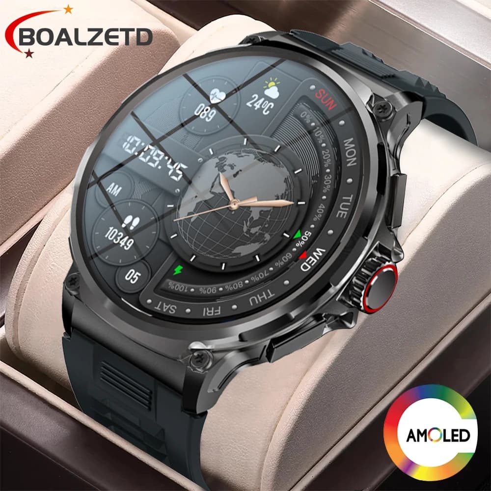 2025 New1.85 inch HD Bluetooth called Smart Watch man sports fitness tracker cardiofrequencymeter 710mAh Smartwatch for Android ios